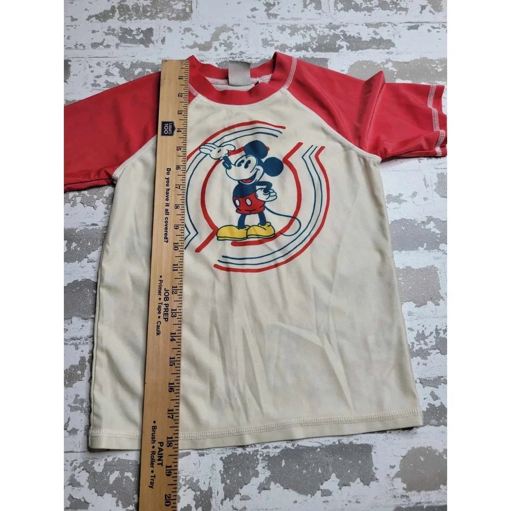 3660 Junk Food Disney‎ Mickey Mouse Swim Rash Guard Boys Small